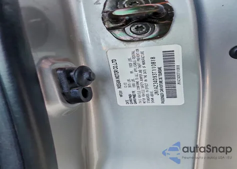 2003 Nissan 350Z Coupe z USA, uszkodzony, nr VIN JN1AZ34D93T110818